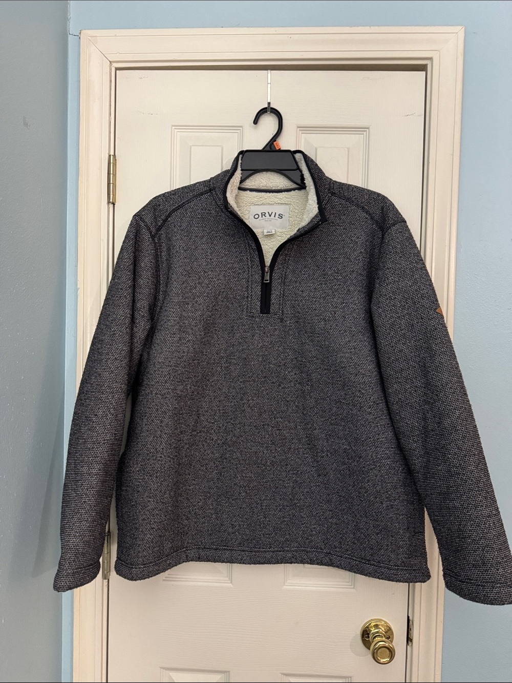 Orvis Men's Heather Gray Half-Zip Pullover